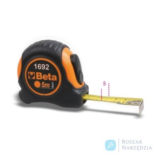Miara zwijana stalowa w obudowie z ABS 5 m x 19 mm, klasa II, 1692/5 Beta