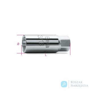 Nasadka do świec zapłonowych 3/8" 6-kątna 14 mm, 956E/14 Beta