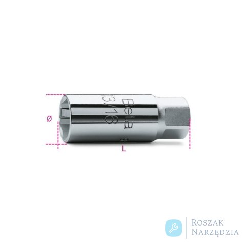 Nasadka do świec zapłonowych 3/8" 6-kątna 20,8 mm, 956E/17.8 Beta