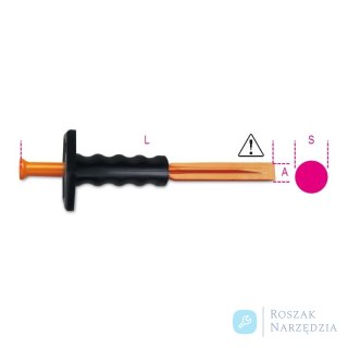 Przecinak budowlany płaski z osłoną dłoni 250 mm, 1701NPM Beta