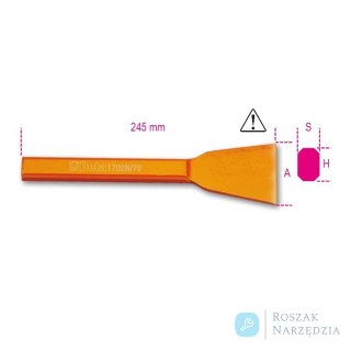 Przecinak płaski z szerokim ostrzem 70 mm, 1702N Beta