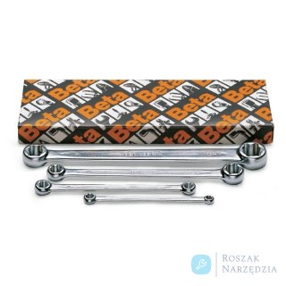 Zestaw 4 kluczy oczkowych dwustronnych TORX wewnętrzny E6-E24, 95FTX/S4 Beta