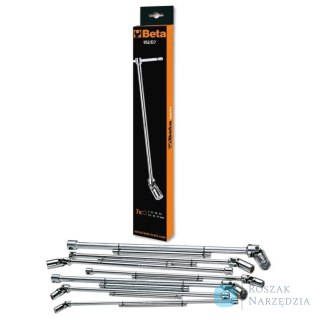 Zestaw 7 kluczy nasadowych typu T 6-kątnych z przegubem 7-17 mm, 952/D7 Beta