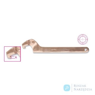Klucz hakowy nieiskrzący CU-BE, zakres 50-120 mm, dł. 285 mm, 99BA Beta