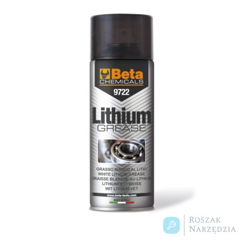 Smar aerozol litowy biały 400 ml, 9722/400S Beta
