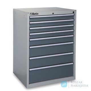 Szafka narzędziowa z 8 szufladami, szara, 3500/C35/8GM Beta