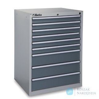 Szafka narzędziowa z 9 szufladami, szara, 3500/C35/9GM Beta