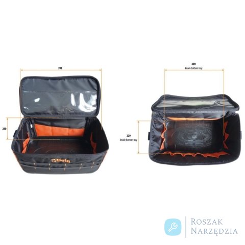 Torba narzędziowa (2111/C11) z zestawem 45 narzędzi (5915VU/1), 400x240x220 mm, 2111VU/1 Beta