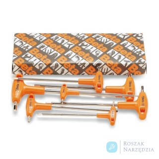 Zestaw 8 kluczy trzpieniowych typu T do śrub imbusowych 2-10 mm, 96T/S8 Beta