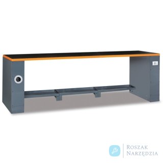 Stół warsztatowy RSC55 z dodatkowym wyposażeniem 2850x980x700 mm, szary, 5500/C55PRO-BG/2.8 Beta