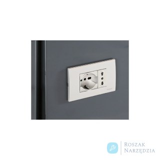 Stół warsztatowy RSC55 z dodatkowym wyposażeniem 2850x980x700 mm, szary z pomarańczowym, 5500/C55PRO-BG/2.8 Beta