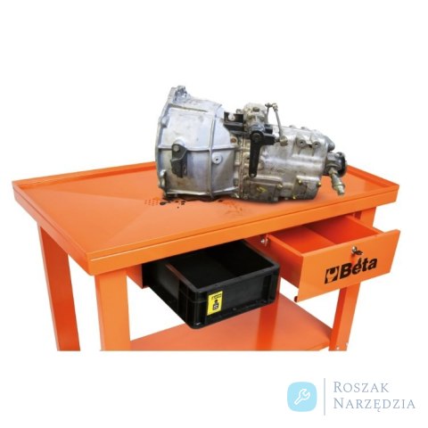Stół warsztatowy ruchomy z systemem odprowadzania płynów 1200x640x870 mm, 5200/CB52-O Beta Stół warsztatowy ruchomy z systemem odprowadzania płynów 1200x640x870 mm, 5200/CB52-O Beta