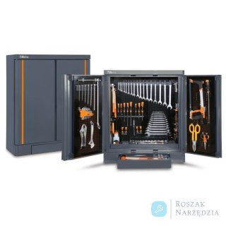 Szafka narzędziowa Cargo do systemu RSC55 980x796/1555x303 mm, szara z pomarańczowym, 5500/C55C Beta