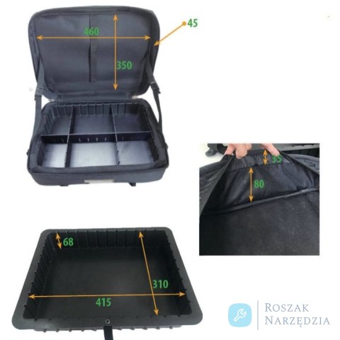 Torba narzędziowa z tkaniny 440x370x170 mm (pusta), 2107/C7 Beta Torba narzędziowa z tkaniny 440x370x170 mm (pusta), 2107/C7 Beta