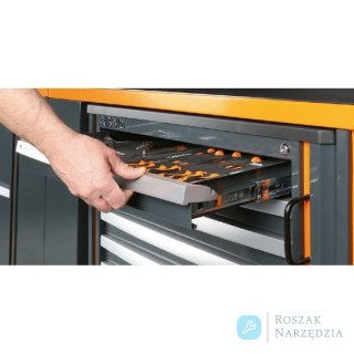 Zestaw mebli warsztatowych systemu RSC55, szary z pomarańczowym, 5500/C55PB/3 Beta