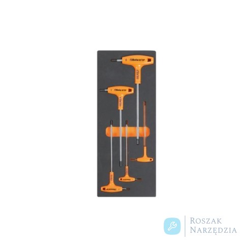Wkład profilowany miękki z kompletem 5 kluczy 96TBP, 2,5-6mm, 2450/M53 Beta Wkład profilowany miękki z kompletem 5 kluczy 96TBP, 2,5-6mm, 2450/M53 Beta