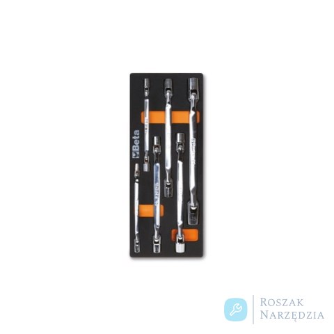 Wkład profilowany miękki z zestawem 6 kluczy 80, 8-19 mm, 2450/M79 Beta