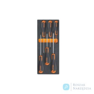 Zestaw 6 wkrętaków beta Evox krzyżowych w miękkim wkładzie profilowanym, 2450/M216