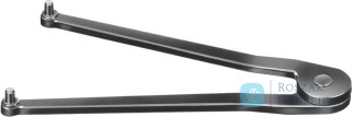 Klucz do nakrętek z otworami czolowymi, nastawny 7-40mm/2mm z czopem AMF
