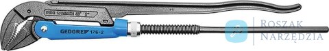 Szczypce nastawne do rur, 1.1/2", kątowe, GEDORE