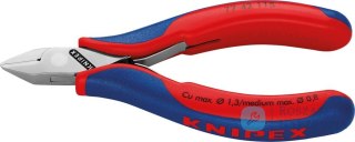Szczypce tnące boczne dla elektroników, 115mm, główka okrągła z małym skosem,77 02 115, KNIPEX