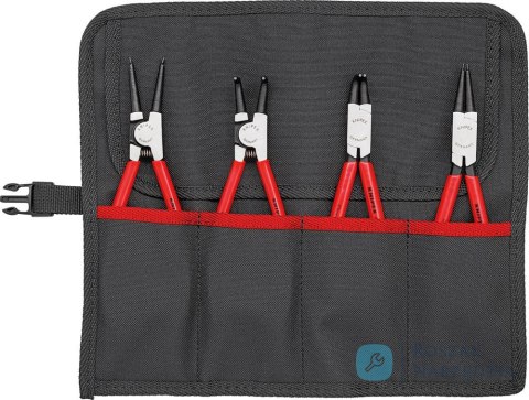Zestaw szczypiec Segera do pierścieni osadczych, 4-cz. 00 19 56, KNIPEX