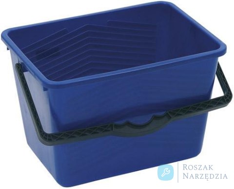 Wiadro do farby ze skala pomiarowa,prostokatne, 14l,niebieskie Nölle PROFI BRUSH