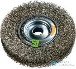 Szczotka tarczowa ,drut falisty V4A 200x30x0,3mm ZEINTRA