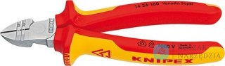 Szczypce tnące boczne do ściągania izolacji  VDE  160mm KNIPEX