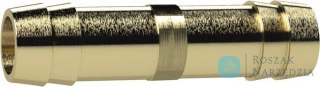 Wtyczka na dwa weze z mosiadzu do Ø wewnętrzne  weza 13mm RIEGLER