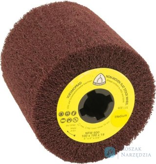 Wałek z włókniną ścierną NFW600, bardzo drobnóż. 100x100x19mm Klingspor