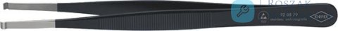 Pinceta 120mm, do pozycjonowania, czarna, 92 08 79 ESD, KNIPEX