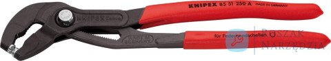 Szczypce do opasek zaciskowych z taśmy sprężynowej, 250 mm, 85 51 250 A, KNIPEX
