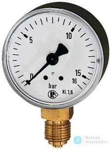 Manometr 40 mm, 0-10 barow G1/8" RIEGLER