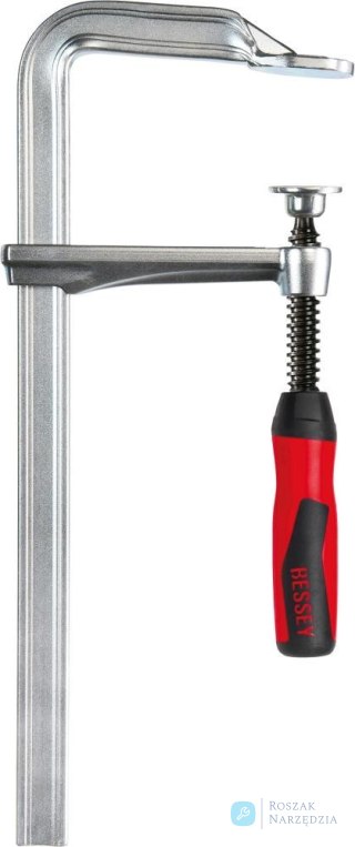 Scisk śrubowy, stalowy z rękojeścią 2-komponentową 100x60mm BESSEY