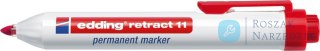 Marker permanentny 11 kolor czerwony edding