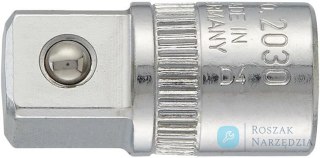 Adapter zwiększający z 4-kąt wew. 1/4″ na 4-kąt zew. 3/8" GEDORE