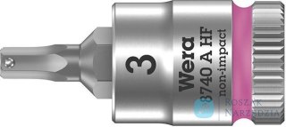 Nasadka wktetakowa 1/4" d.śrub z gniaz.6-kat.z funkcja przytrzym,3x28mm Wera