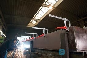Scisk dzwigniowy, stalowy120x60mm BESSEY
