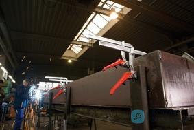 Scisk dzwigniowy, stalowy120x60mm BESSEY