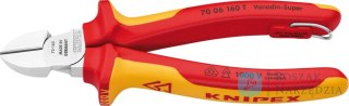 Szczypce tn膮ce boczne,  VDE , TT, 160mm, 70 06 160 T, KNIPEX