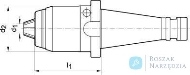 Wiertło rdzen.krótkie KBK HSS,chwyt Weldon 42/30mm VARIOPlus, BDS