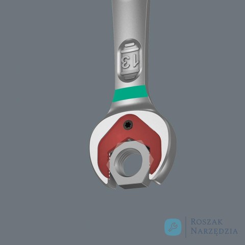 Klucz płaski z grzechotką pierścieniową Joker 17mm Wera