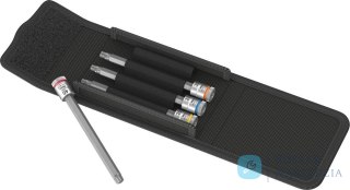 Zestaw nasadek wkretak. z funkcja przytrzymywania1/4" Torx 25-T40x100mm 4-czesciowy Wera