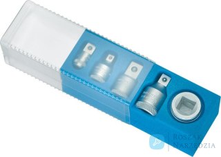 Zestaw adapterów zwiększający redukcji 1/4" - 3/4", 5-częściowy GEDORE