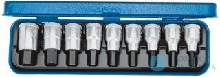 Zestaw nasadek wkrętakowych 1/2″ do śrub z gniazdem od 6-kat.3/16" do 5/8",9-cz.GEDORE GEDORE