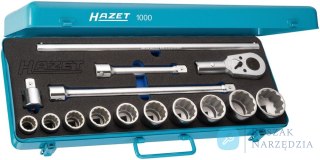 Zestaw nasadek 3/4" 1000Z, 15-częściowy HAZET