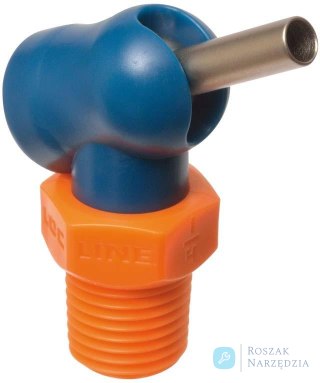 Dysza wysokociśnieniowa  XW do weza doprowadzającego chłodziwo 1/8", 70 barow Ø4,1x12,7mm, czarna LOC-LINE
