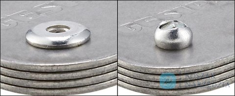 Nit 1-str.zamykany Al/VA leb plasko-okragly 5x12mm GESIPA (1000 szt.)