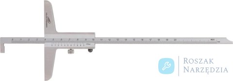 Glebokosciomierz z odsadzonym pretem pomiarowym 1/20 300x150mmHP